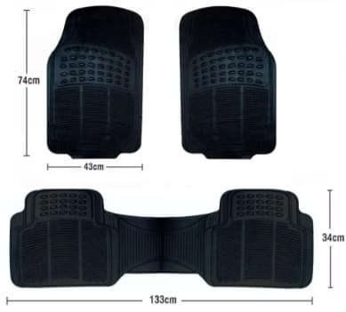 🚗TAPETES PARA CARRO 3 PIEZAS - Protege tu vehículo y límpialo fácil