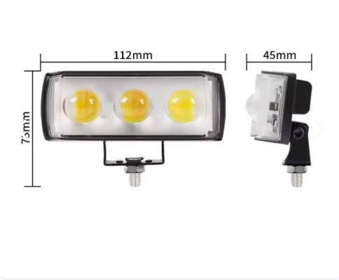 EXPLORADORAS LED 3 LENTES - Federales, blancas y amarillas🏍️🚗