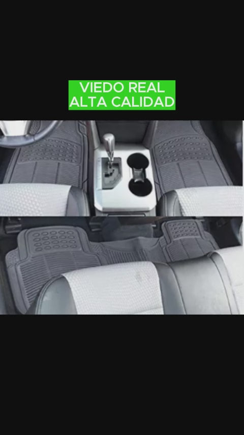 🚗TAPETES PARA CARRO 3 PIEZAS - Protege tu vehículo y límpialo fácil